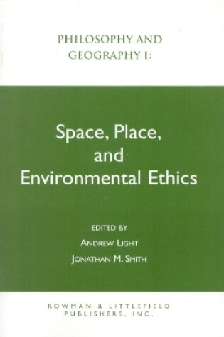 Cover of Philosophy and Geography I