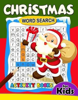 Book cover for Christmas Word Search Activity Book for Kids