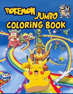 Book cover for Pokemon Jumbo Coloring Book