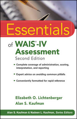 Cover of Essentials of WAIS-IV Assessment