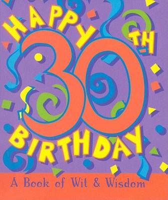 Book cover for Happy 30th Birthday