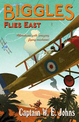 Book cover for Biggles Flies East