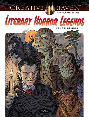 Cover of Creative Haven Literary Horror Legends Coloring Book