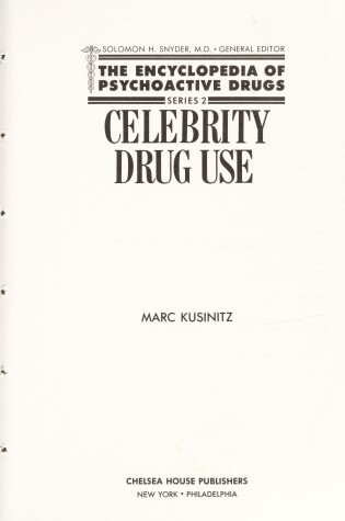 Cover of Celebrity Drug Use