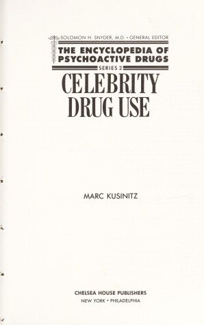 Cover of Celebrity Drug Use