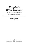 Book cover for Prophets with Honour