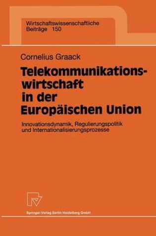 Cover of Telekommunikationswirtschaft in der Europäischen Union