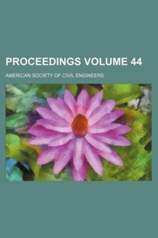 Cover of Proceedings Volume 44