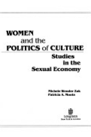 Cover of Women & the Politics of Culture