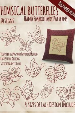 Cover of Whimsical Butterflies Hand Embroidery Patterns