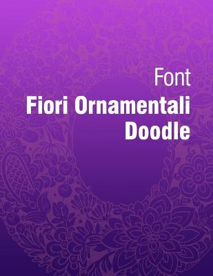 Book cover for Font fiori ornamentali doodle