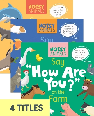 Book cover for Noisy Animals (Set of 4)