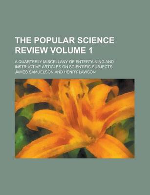 Book cover for The Popular Science Review (V. 1)