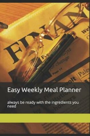 Cover of Easy Weekly Meal Planner