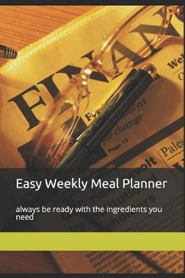 Book cover for Easy Weekly Meal Planner