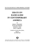 Book cover for Essays on Radicalism in Contemporary America