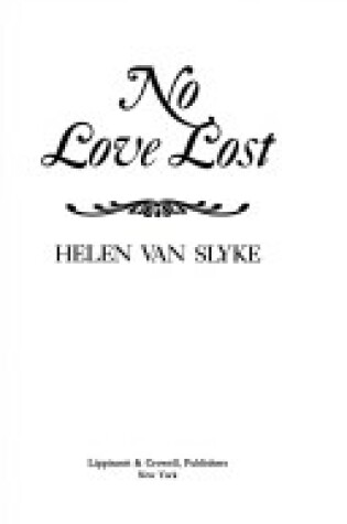 Cover of No Love Lost