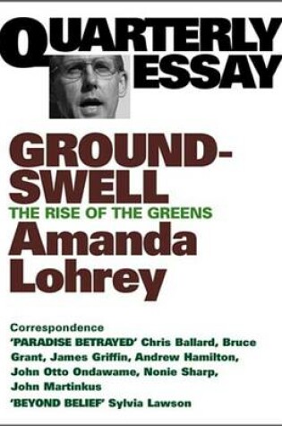 Cover of Quarterly Essay 8 Groundswell