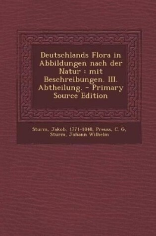 Cover of Deutschlands Flora in Abbildungen Nach Der Natur