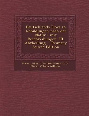 Book cover for Deutschlands Flora in Abbildungen Nach Der Natur