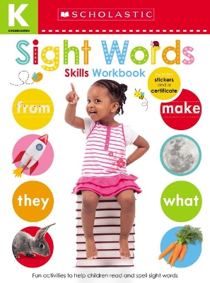 Book cover for Sight Words Kindergarten Workbook: Scholastic Early Learners (Skills Workbook)