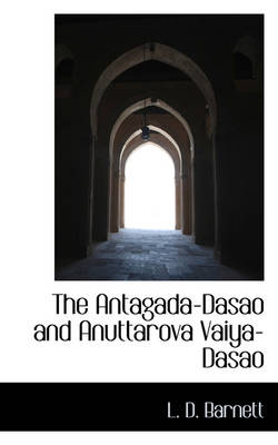 Book cover for The Antagada-Dasao and Anuttarova Vaiya-Dasao