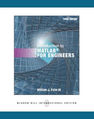 Book cover for Introduction to MATLAB for Engineers