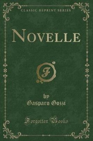 Cover of Novelle (Classic Reprint)