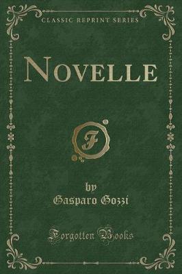 Book cover for Novelle (Classic Reprint)