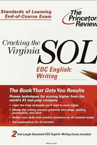 Cover of Cracking the Virginia Sol Eoc English