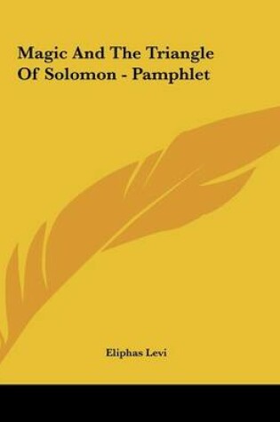 Cover of Magic and the Triangle of Solomon - Pamphlet