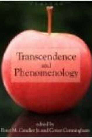 Cover of Transcendence and Phenomenology