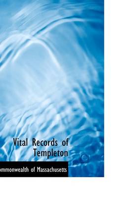 Book cover for Vital Records of Templeton