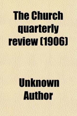 Cover of The Church Quarterly Review (Volume 61)