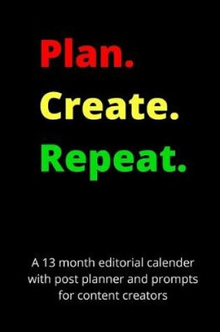 Cover of Plan Create Repeat