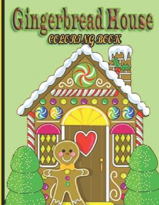 Book cover for Gingerbread Houses Coloring Book