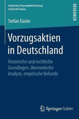 Cover of Vorzugsaktien in Deutschland