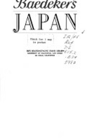 Cover of Baedeker's Japan