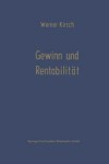 Book cover for Gewinn und Rentabilität