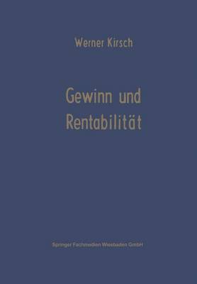 Cover of Gewinn und Rentabilität