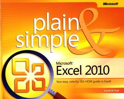 Book cover for Microsoft Excel 2010 Plain & Simple