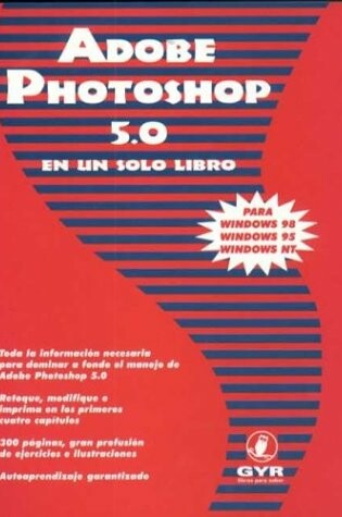 Cover of Adobe Photoshop 5.0 - En Un Solo Libro