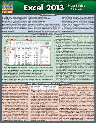 Book cover for Excel 2013 Pivot Tables & Charts