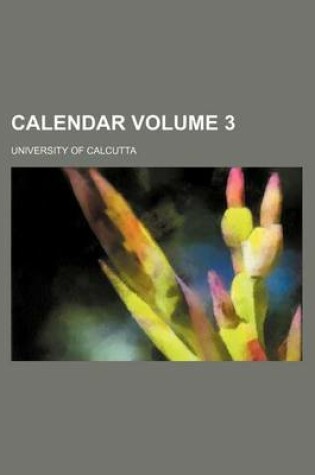 Cover of Calendar Volume 3