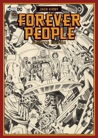 Book cover for Jack Kirby's Forever People Artist's Edition