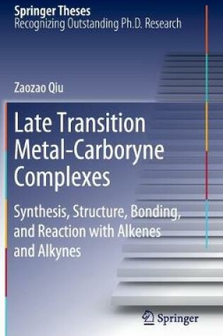 Cover of Late Transition Metal-Carboryne Complexes