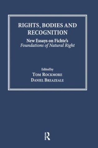 Cover of Rights, Bodies and Recognition