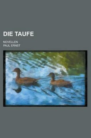 Cover of Die Taufe; Novellen