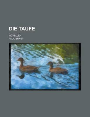 Book cover for Die Taufe; Novellen