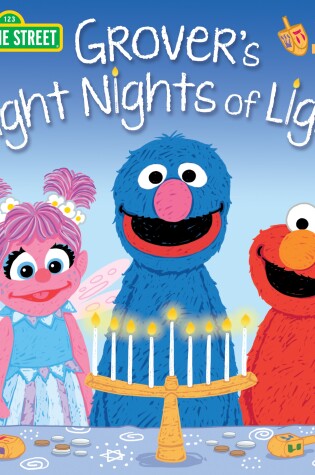 Cover of Grover's Eight Nights of Light (Sesame Street)